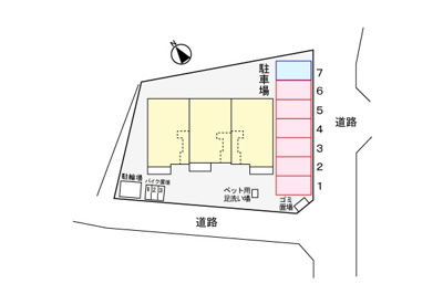 【駐車場】 | パークサイド湘南Ｂ | 駐車場