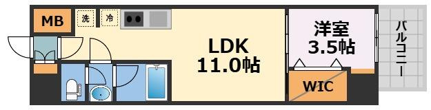 ブエナビスタ難波タワーの間取り
