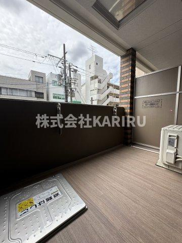 セイワパレス深江橋駅前のバルコニー