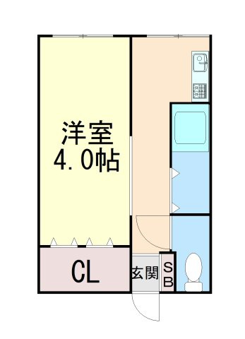 東方ビルⅢの間取り