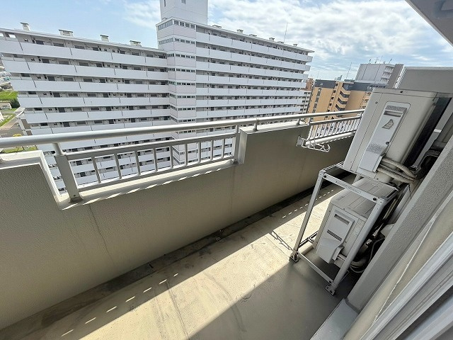 ラフィネ淀川のバルコニー
