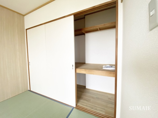 ピュアコート　参番館の収納|たっぷり収納できる押入れ！