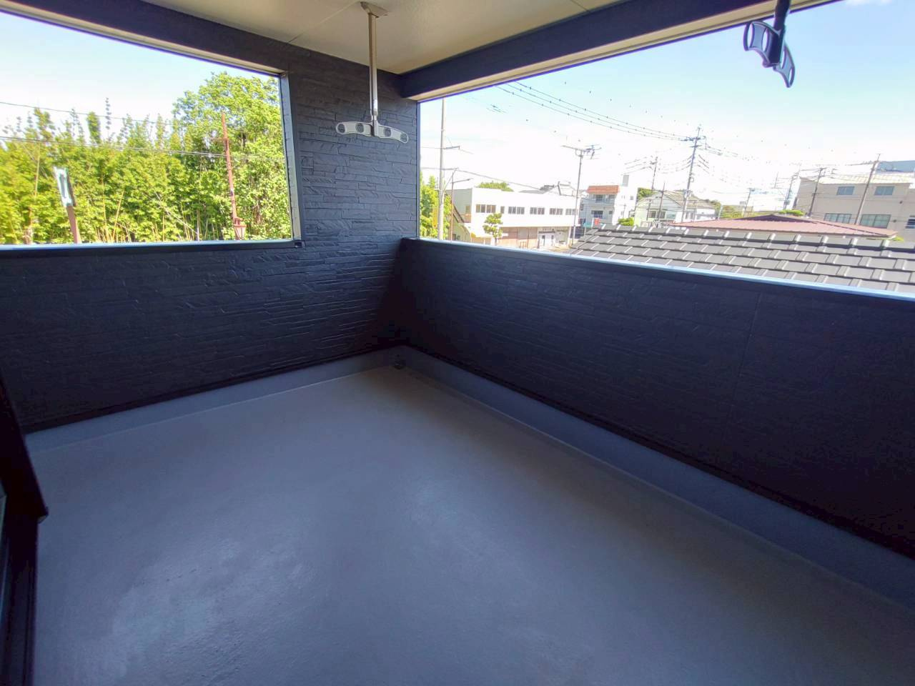 柳川市鍛冶屋町の新築一戸建のバルコニー