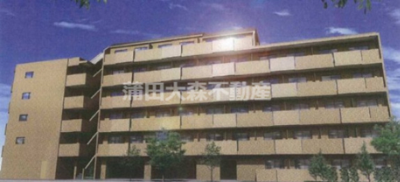 ルーブル東蒲田伍番館の外観パース