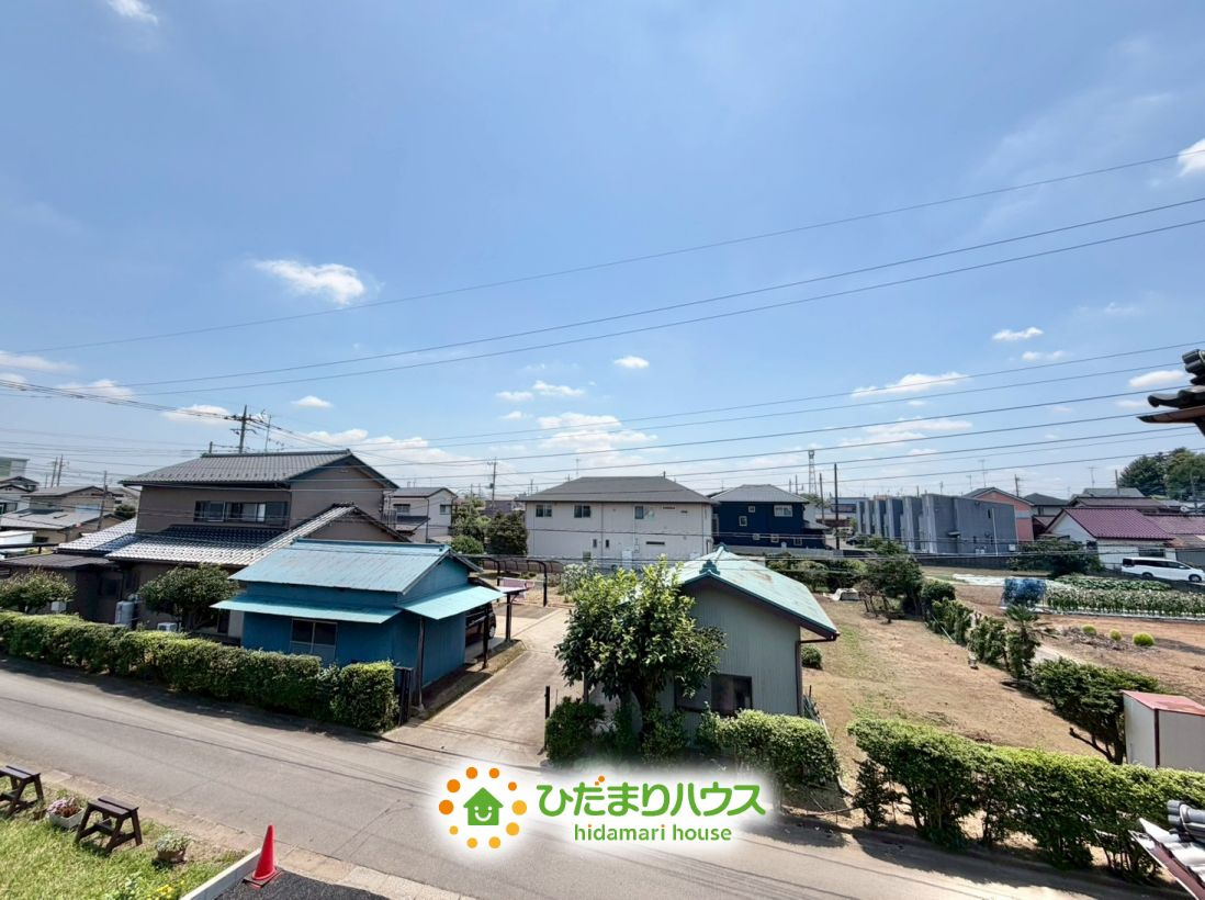 白岡市篠津第7　新築一戸建て　クレイドルガーデンの展望|見晴らしの良い眺望です！南向きなのでお洗濯物も乾きやすいです♪