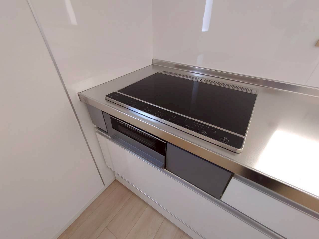 柳川市鍛冶屋町の新築一戸建のキッチン