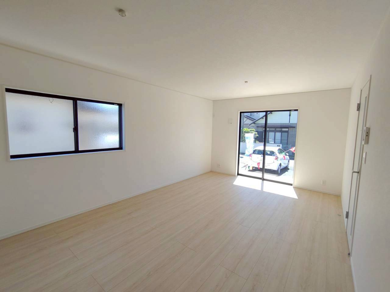 柳川市鍛冶屋町の新築一戸建の居間・リビング