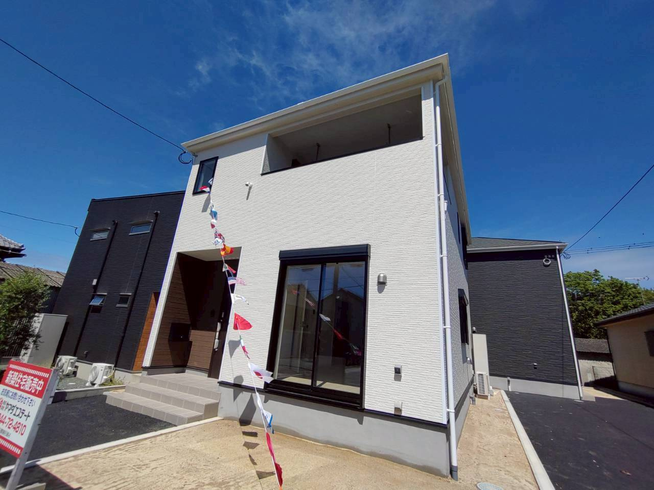 柳川市鍛冶屋町の新築一戸建の外観