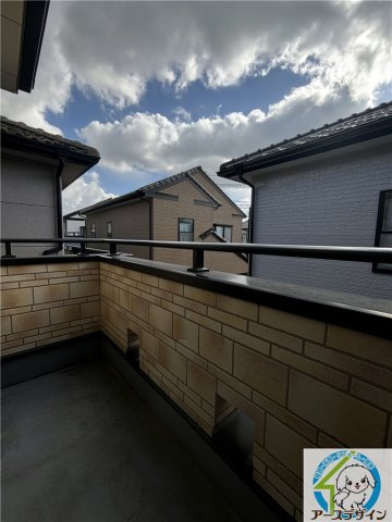 大久保町西島戸建のバルコニー