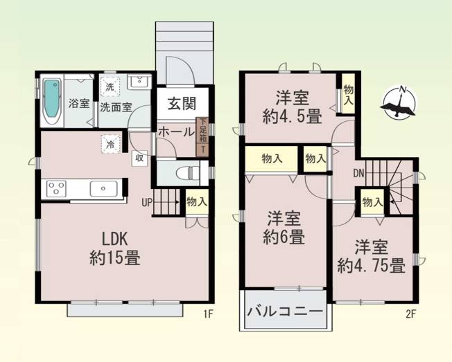 【間取り】 | 福岡市城南区樋井川5丁目　A号棟（全2棟）【仲介手数料無料・0円】 | 平日、土日祝日もお好きな日時にご見学可能です。お気軽にお問合せ下さい。