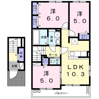 【間取り】 | フェリーチェⅠ
