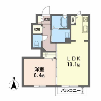 【間取り】 | プライムタウンB
