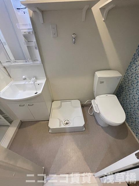 ハーモニーテラス東小岩Ⅲの洗面所