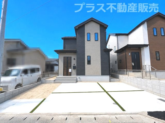 【外観】 | 福岡市城南区樋井川5丁目　B号棟（全2棟）【仲介手数料無料・0円】 | 現地写真。プラス不動産販売なら、現場の全ての棟をまとめてご見学頂けます。