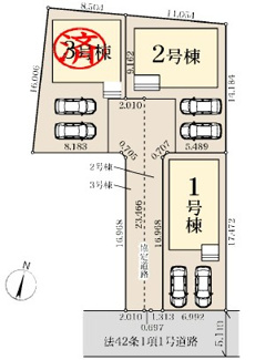 【区画図】 | 白岡市白岡　新築分譲住宅