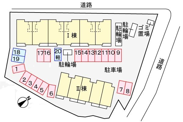 リビエスタ1の区画図
