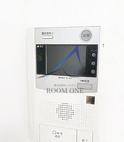 ビバリーホームズ常盤台Ⅲのセキュリティ|モニター付きインターホンです。
