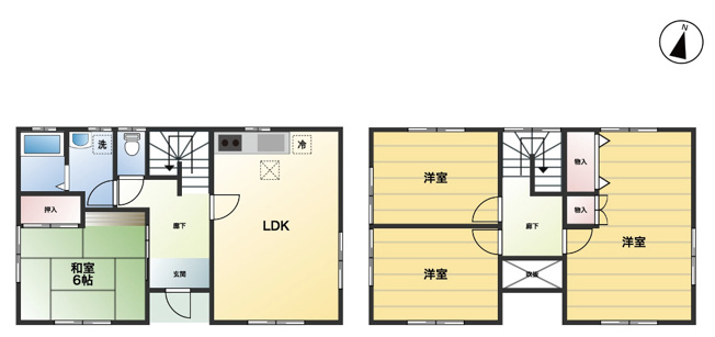【間取り】 | 鴻巣市袋　中古戸建