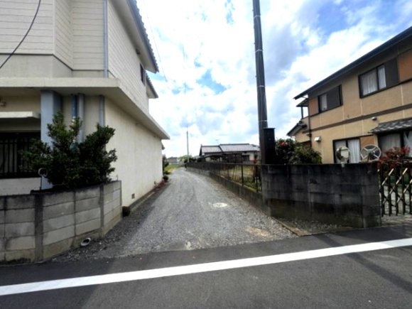 前橋市上新田町　土地の外観|敷地延長