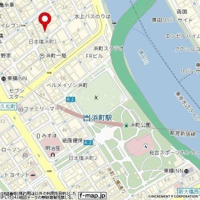 【地図】 | スカイコート日本橋浜町 |  