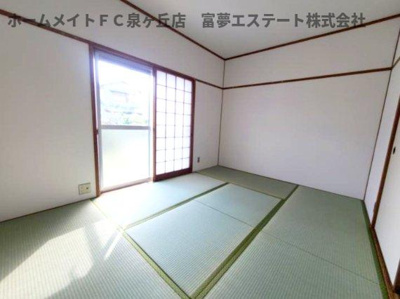 【和室】 | 堺市南区槇塚台戸建 | １階 6帖和室（8帖洋室のとなり）
