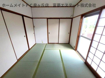 【和室】 | 堺市南区槇塚台戸建 | １階 6帖和室（8帖洋室のとなり）