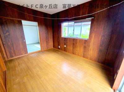 【洋室】 | 堺市南区槇塚台戸建 | ２階 6帖洋室（和室のとなり）
