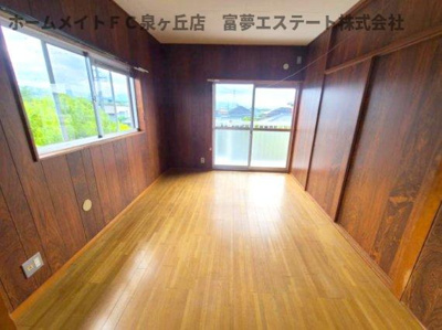 【洋室】 | 堺市南区槇塚台戸建 | ２階 6帖洋室（和室のとなり）