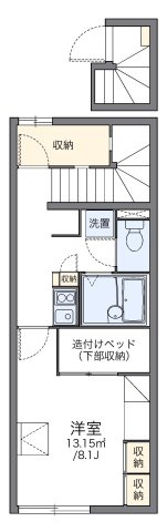 レオパレスヴィラ－ジュの間取り