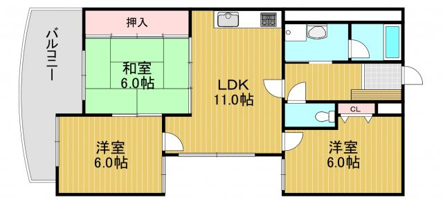 ライオンズマンション千代田柳風台の間取り