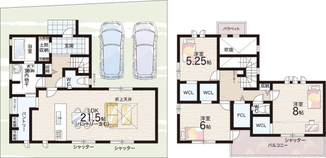●29(土)30(日)現地説明会！　天理市川原城町　限定1邸の間取り