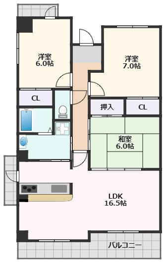 【間取り】 | CASA SUNRISE