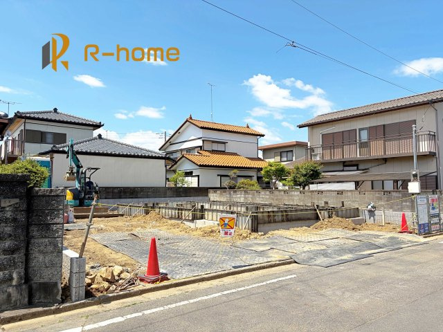 水戸市堀町5期　新築戸建て　1号棟の外観|ご予約を頂ければ、『平日』はもちろん『早朝』や『夜間』もご見学可能です♪お気軽にお申し付けください♪