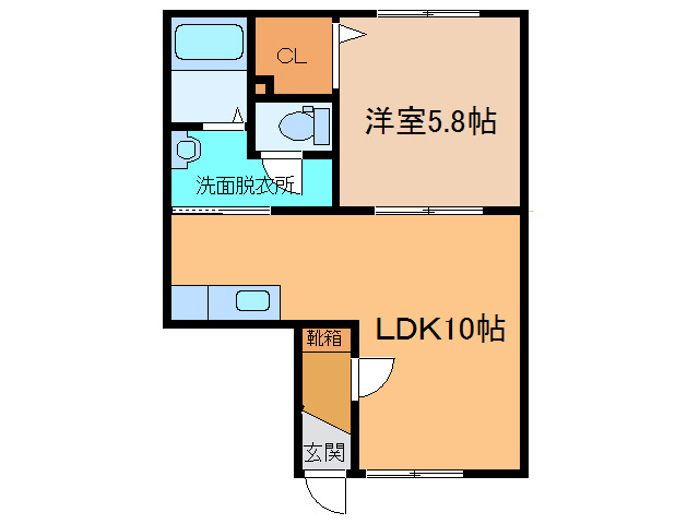 プードリエサクラⅡの間取り
