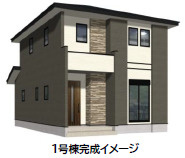 仲介手〇料不要　よかタウンFor.M_Iseries東区下江津1丁目１期【画図小・湖東中】の外観パース|外観パースです