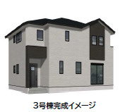 仲介手〇料不要　よかタウンFor.M_Iseries東区下江津1丁目１期【画図小・湖東中】の外観パース|外観パースです