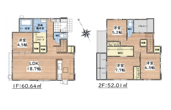【間取り】 | 福岡市城南区東油山1丁目1期　2号棟（全2棟）【仲介手数料無料・0円】 | 平日、土日祝日もお好きな日時にご見学可能です。お気軽にお問合せ下さい。