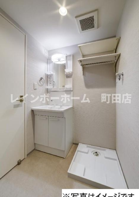 Relier相模原※初期費用分割あと払いサービス利用可能物件の独立洗面台|※同施工会社参考写真