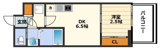 セレニテ中崎町リアンの間取り