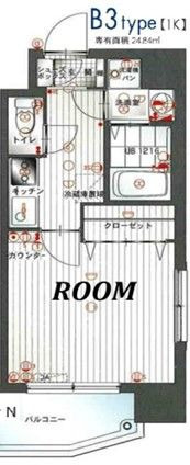 エンクレスト赤坂の間取り