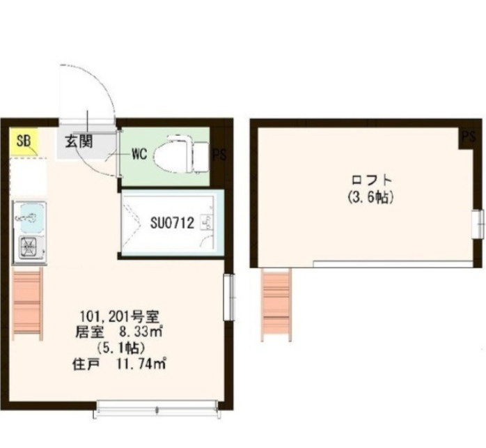 YuzHouse（ユズ　ハウス）の間取り