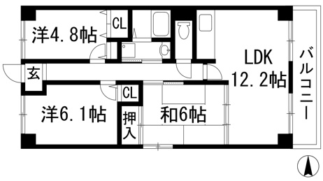 【間取り】