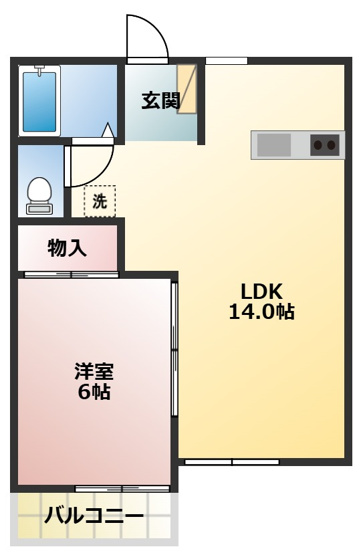 【間取り】 | タプロコート三本木