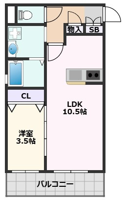 【間取り】 | Louis Apartment 吹田東リバーパーク