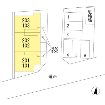 【区画図】 | メルベーユトリシア