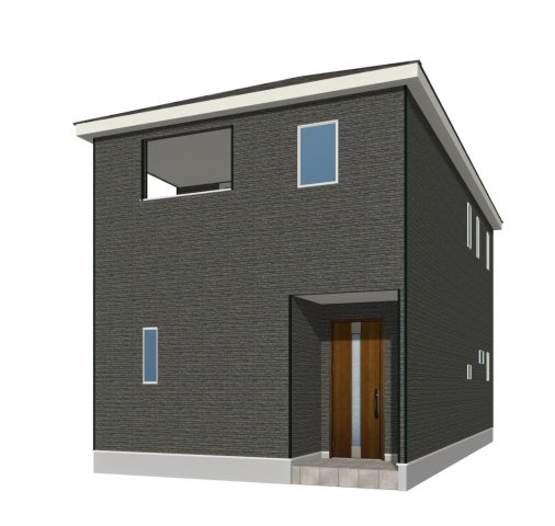 【外観】 | 仲介手数料無料！華浦小学校に通える新築戸建　防府市新田　第８－２号棟　クレイドルガーデン　アーネストワン | かわいいお家になって誕生します