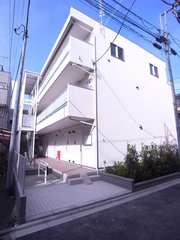 荒川区西尾久１丁目の賃貸マンションのエントランス