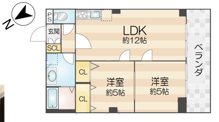 ラムール星陵台の間取り