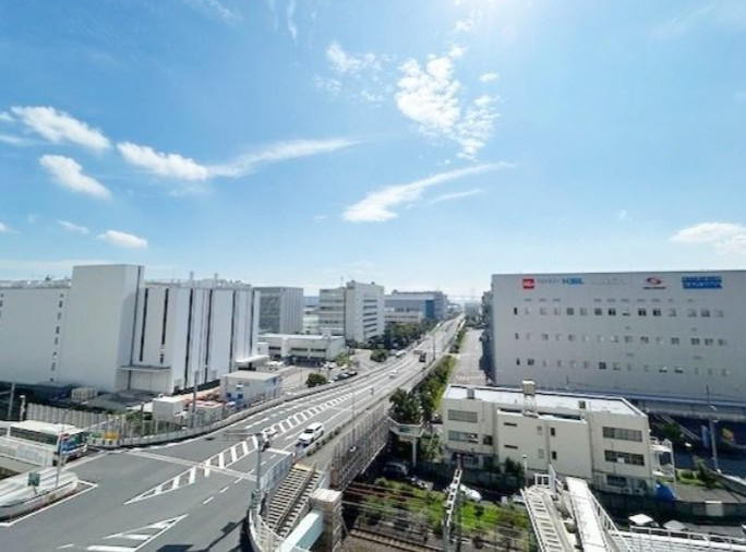 横浜市神奈川区子安通２丁目の賃貸マンションの展望