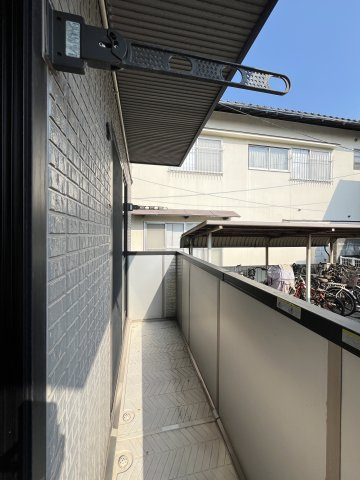 ロワール福原B棟のバルコニー